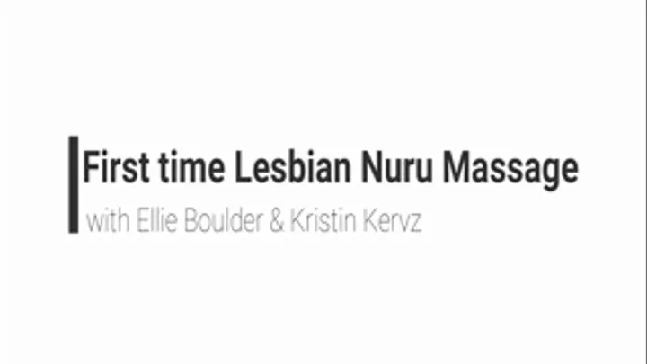 Lesbian Nuru Massage