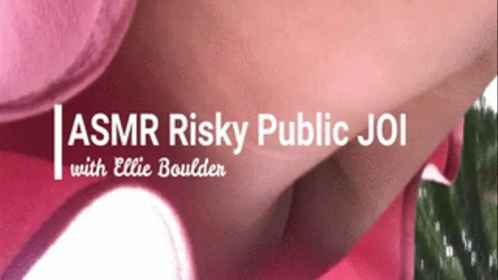 ASMR Risky Public JOI