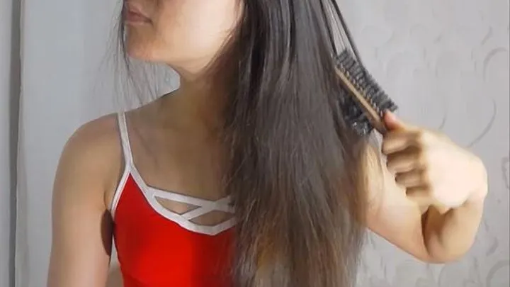 All time brushing hair