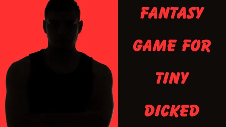 ** BLACKMAIL FANTASY GAME FOR TINY DICKED BLACK BOYS **