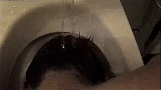 WASHING MY SLAVE`S HAIR