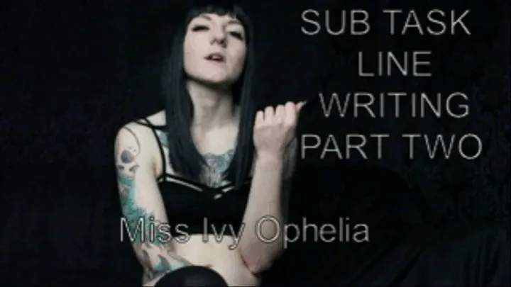 Sub Task - Line Writing Part 2