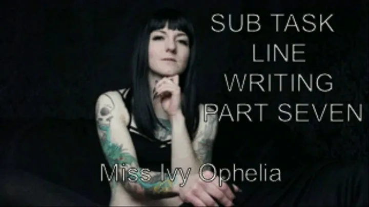 Sub Task - Line Writing Part 7