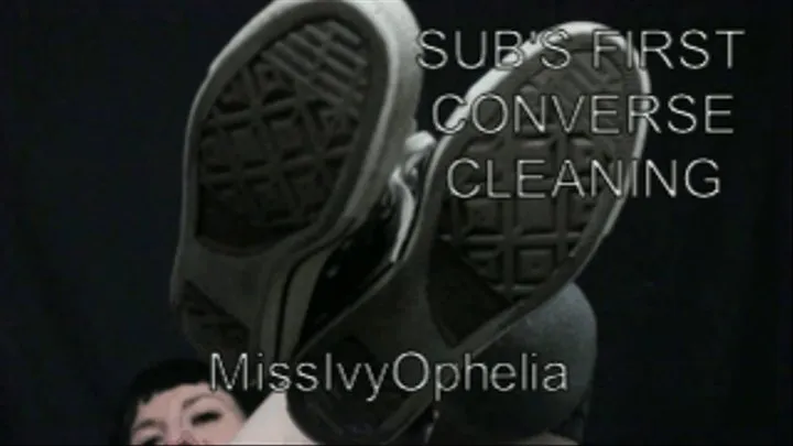 Sub's First Converse Cleaning