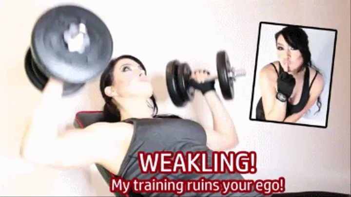 WEAKLING - My training ruins your ego! *english clip*