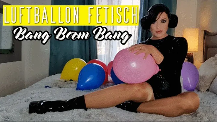 Ballon Fetisch - Bang Boom Bang (kleine Version)