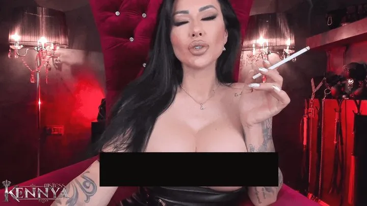 Seeing me smoking topless makes you empty your bank account