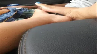 Dani makes him bust in her car