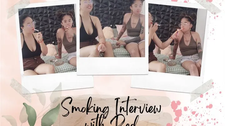 red smoking interview