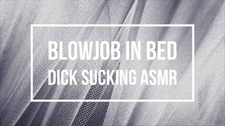 Blowjob in Bed Dick Sucking ASMR