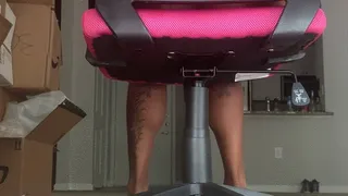 Sexy Foot Shaking in Chair