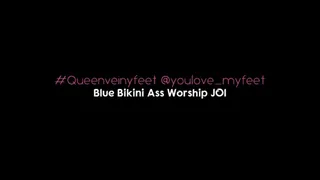 Blue Bikini JOI