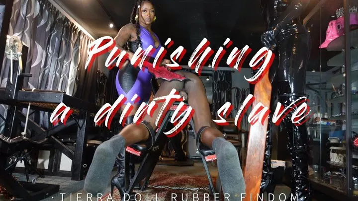 Punishing a Dirty Slave feat Rubber Findom