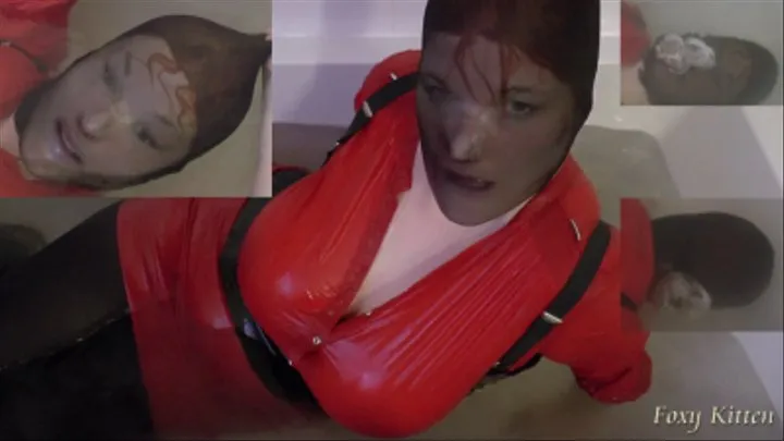 Red and Black Foxy Underwater Nylon Encasment