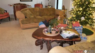 The Night Before Christmas with My Step-Daughter Under the Tree