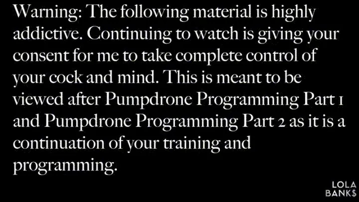 Pumprdrone Programming 3