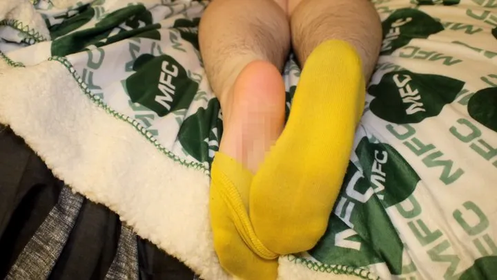 Dirty Yellow Socks Tease
