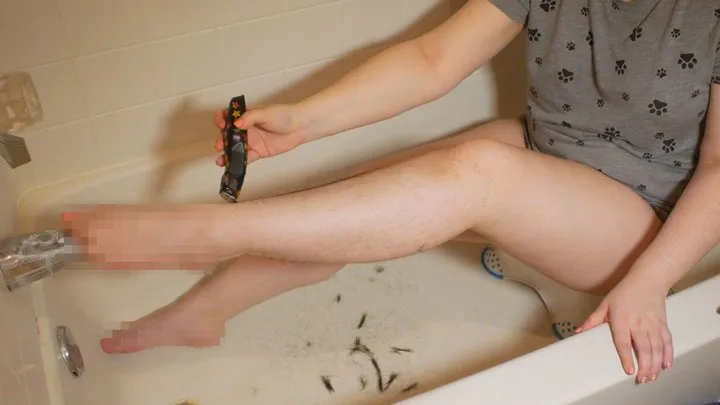 Super Hairy Legs vs Electric Trimmer!