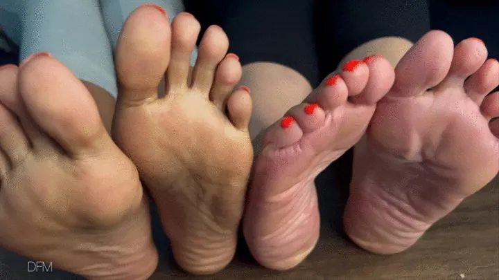 "Double soles with Sarah x 100ktoes"