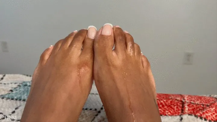 Treasure POV slobered toes