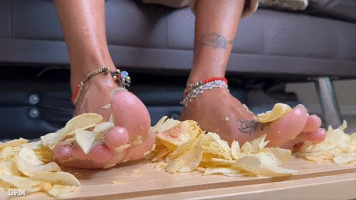 "Za Natural Toes Smash Chips"