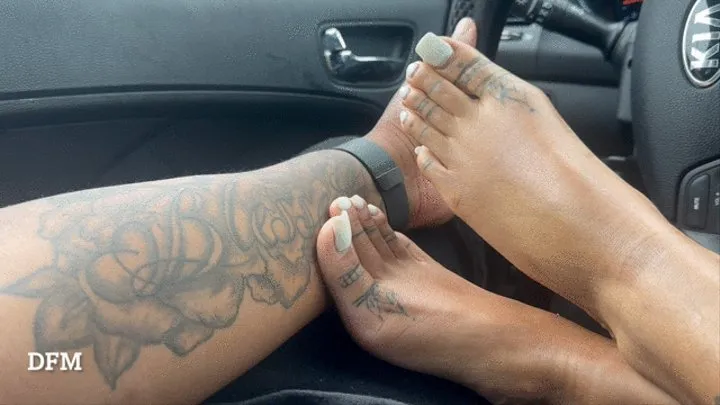 "My Wife Feet On My Arm Car Session"