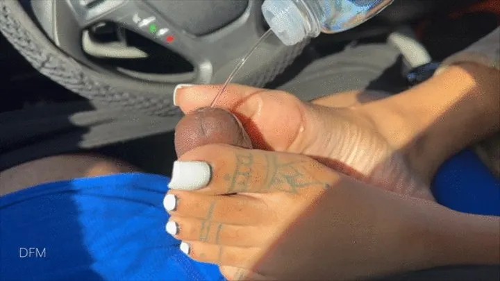 “Ex car footjob Almost Caught”