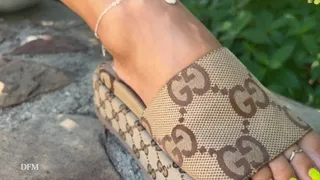 'Eyecandytoes Gucci Slide Dangle"