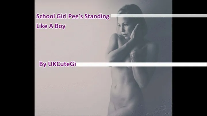 School Girl Pee's Standing Like A Boy