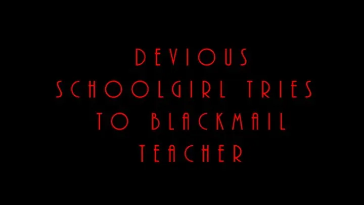 Slutty schoolgirl tries to BLACKMAIL teacher and gets HARD spanking and belting