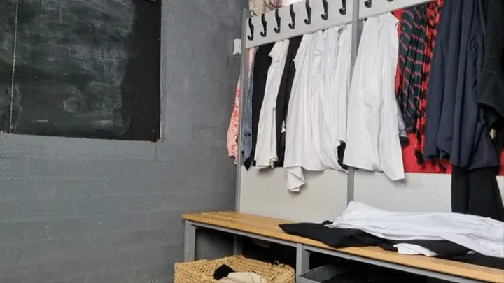School Girl Convinces You To Wank In Changing Room
