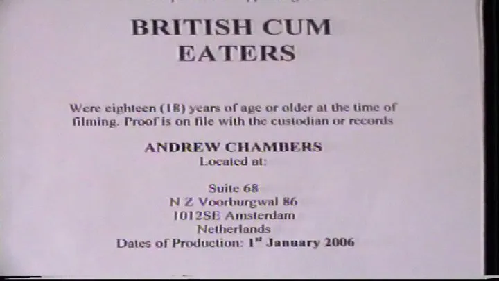 British Cum Eaters 1