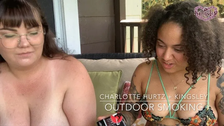 Outdoor Smoking with Charlotte Hurtz