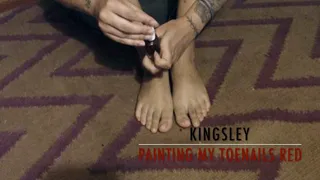 Painting My Toenails Red