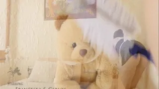 Cleaning lady Franceska is getting fucked by teddy bear Carlos