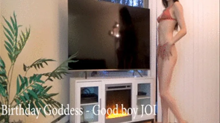 Birthday Goddess - Good boy JOI