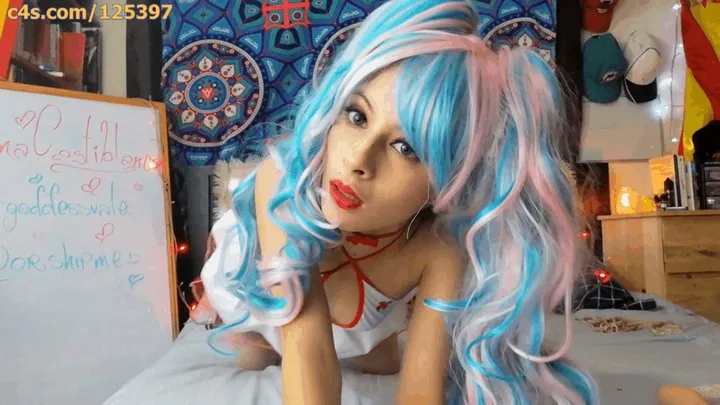 Kawaii nurse Valentina wants you to watch her masturbate and jerk to her feet