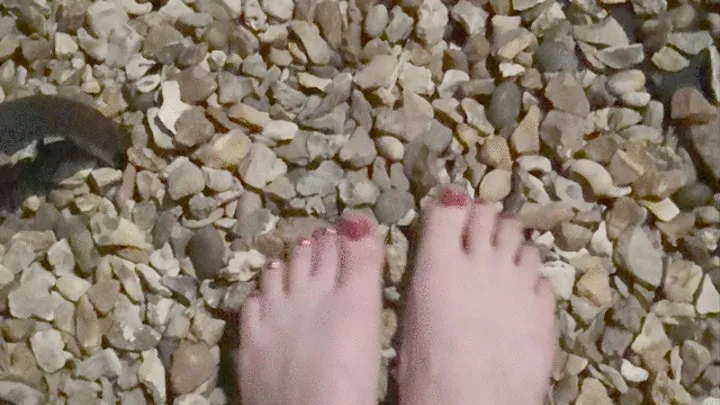 Feet outside