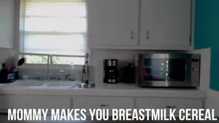 Step-Mommy makes you Breast milk Cereal Part One and Two