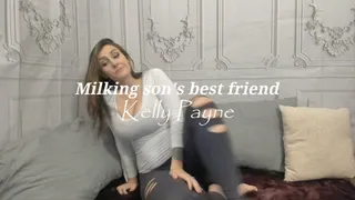 Milking my step-sons best friend