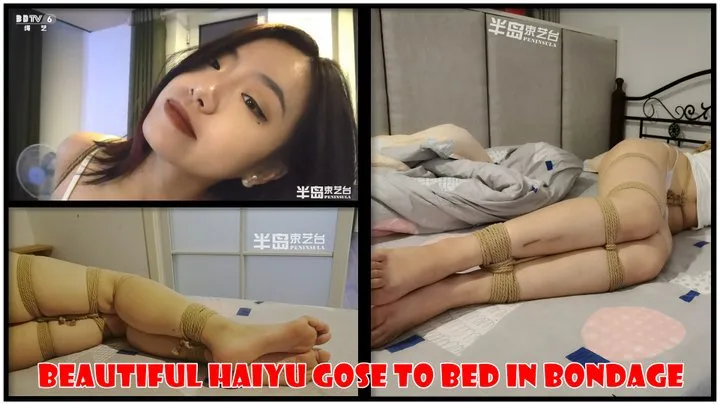 Beautiful Haiyu Goes To Bed In Bondage