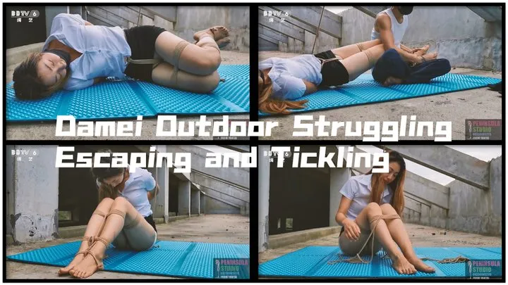 Damei Outdoor Struggling Escaping and Tickling