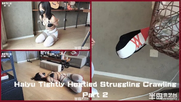 YT552 Haiyu Tightly Hogtied Struggling Crawling Part 2