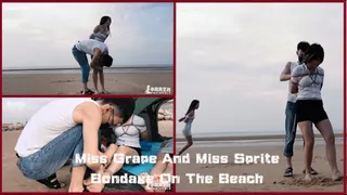 YT597 Miss Grape And Miss Sprite Bondage On The Beach