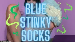 Blue Stinky Socks