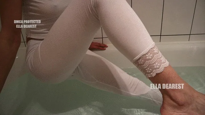 Wet White T-shirt & Leggings