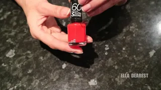 Double Decker Red Nails