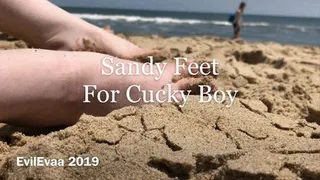 Sandy Feet For Cucky