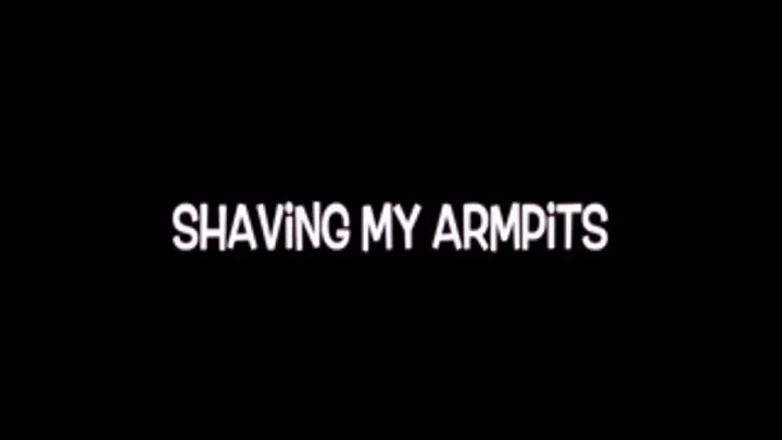 Shaving My Armpits