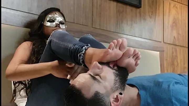 FIRST WORSHIP AT FEET OF WITH MASK